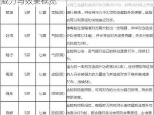 九阴真经全门派六层武学深度解析：各招式威力与效果概览