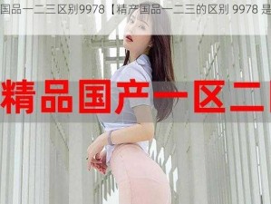 精产国品一二三区别9978【精产国品一二三的区别 9978 是什么？】