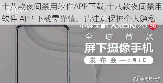 十八款夜间禁用软件APP下载,十八款夜间禁用软件 APP 下载需谨慎，请注意保护个人隐私