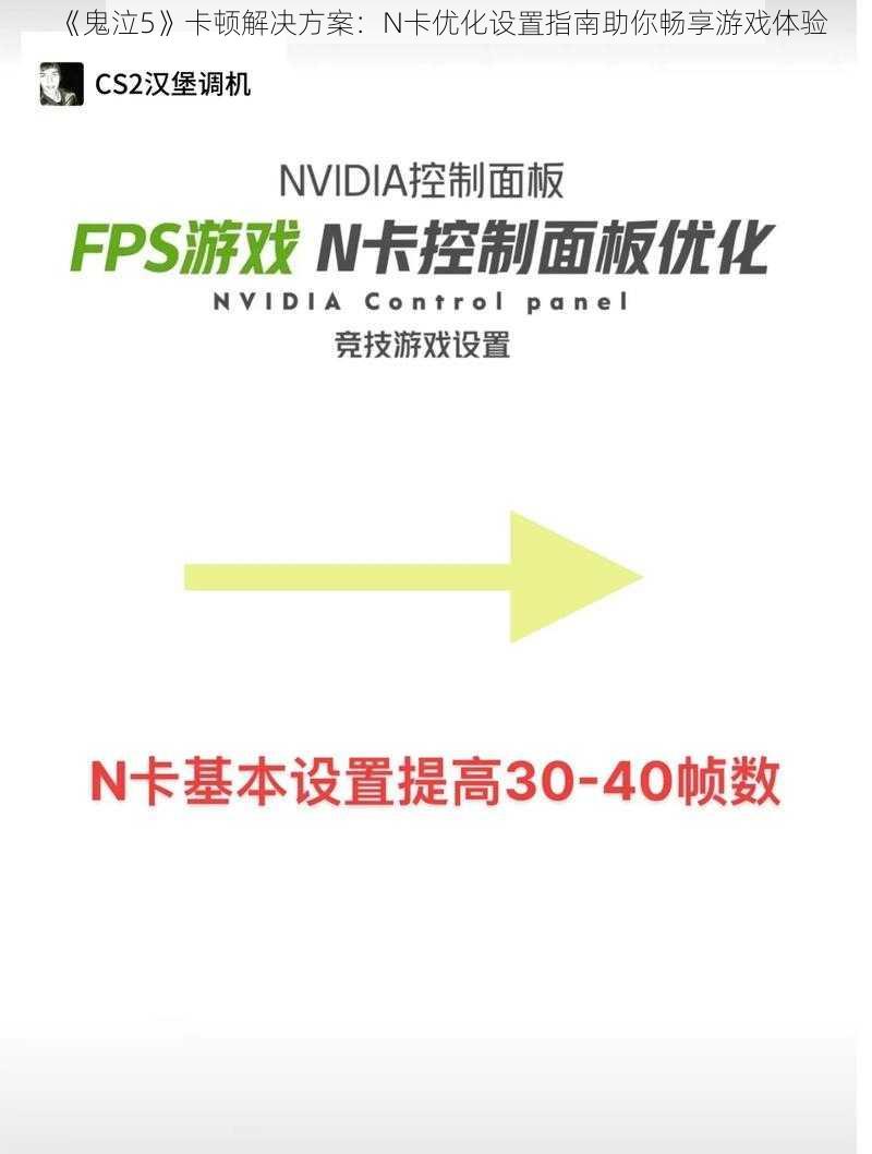 《鬼泣5》卡顿解决方案：N卡优化设置指南助你畅享游戏体验