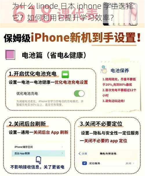 为什么 linode 日本 iphone 学生选择它？如何利用它提升学习效率？