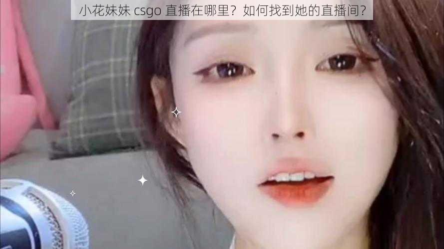 小花妹妹 csgo 直播在哪里？如何找到她的直播间？