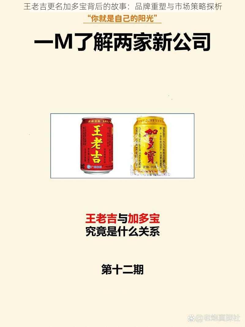 王老吉更名加多宝背后的故事：品牌重塑与市场策略探析