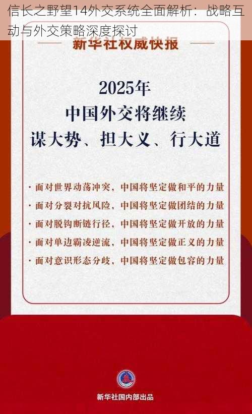 信长之野望14外交系统全面解析：战略互动与外交策略深度探讨