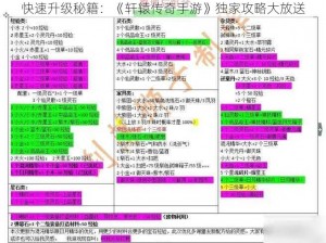 快速升级秘籍：《轩辕传奇手游》独家攻略大放送