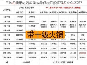 三国杀传奇大区数量大盘点，你知道有多少个区吗？