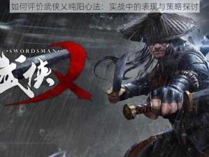 如何评价武侠乂纯阳心法：实战中的表现与策略探讨