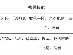 口袋妖怪重制手游：沙漠蜻蜓技能属性详解，带你领略史诗级精灵的风采