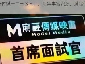 MD 豆传媒一二三区入口，汇集丰富资源，满足你所有需求