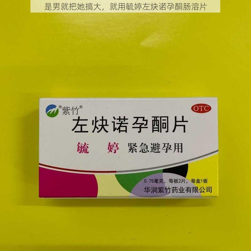 是男就把她搞大，就用毓婷左炔诺孕酮肠溶片