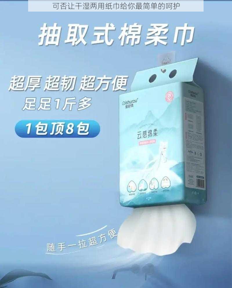 可否让干湿两用纸巾给你最简单的呵护