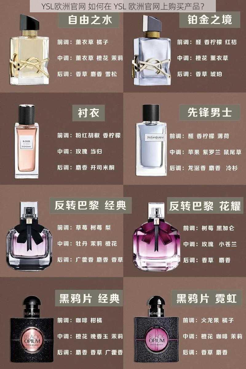 YSL欧洲官网 如何在 YSL 欧洲官网上购买产品？