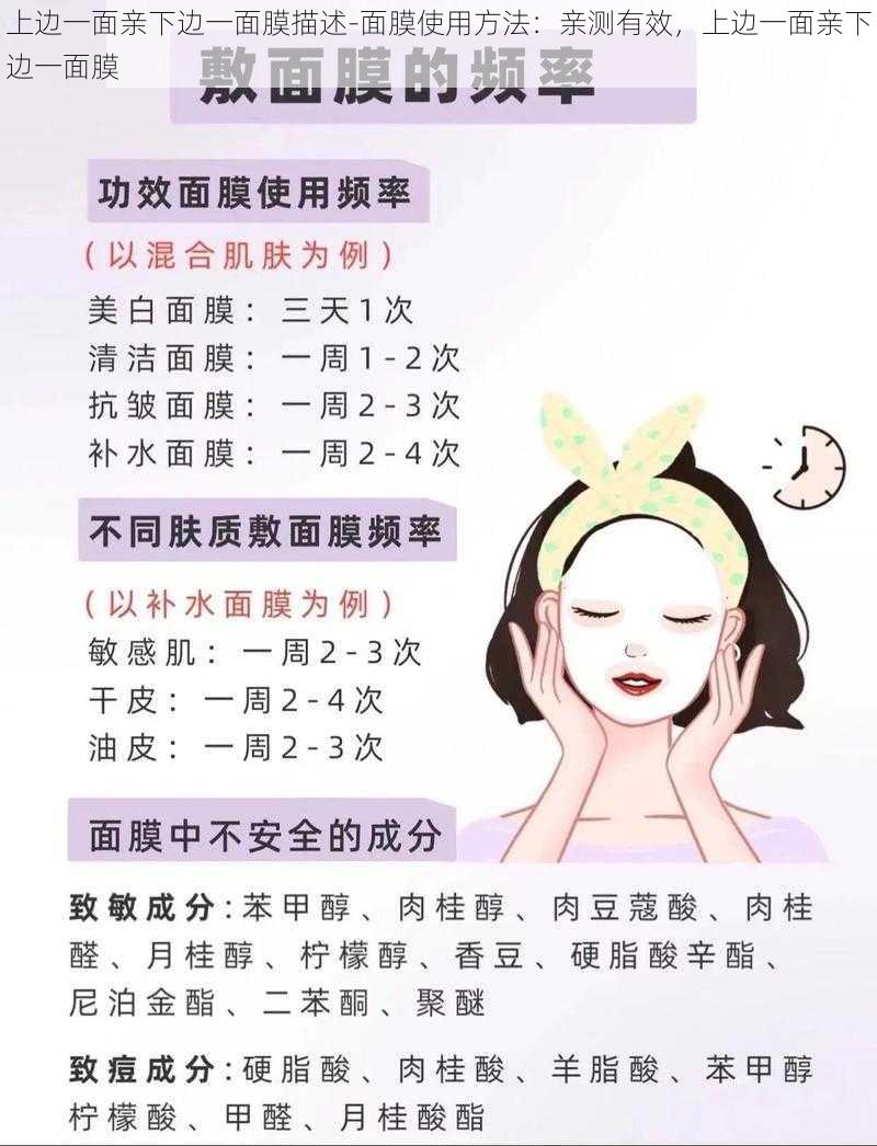 上边一面亲下边一面膜描述-面膜使用方法：亲测有效，上边一面亲下边一面膜