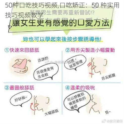 50种口吃技巧视频,口吃矫正：50 种实用技巧视频教学