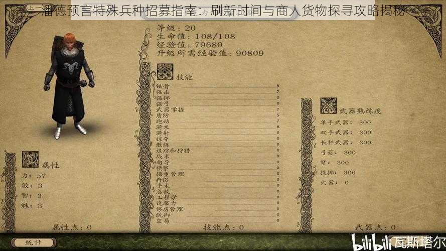 潘德预言特殊兵种招募指南：刷新时间与商人货物探寻攻略揭秘