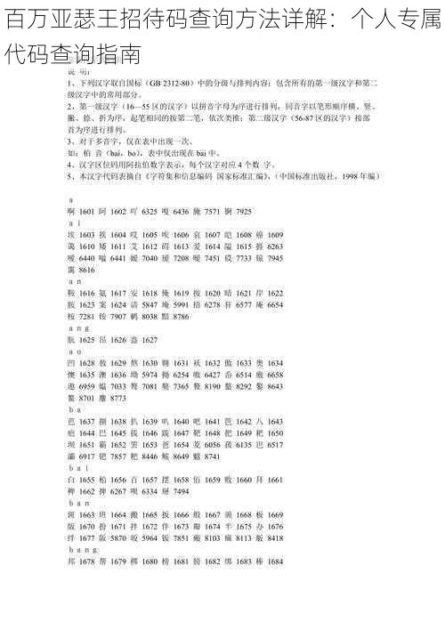 百万亚瑟王招待码查询方法详解：个人专属代码查询指南