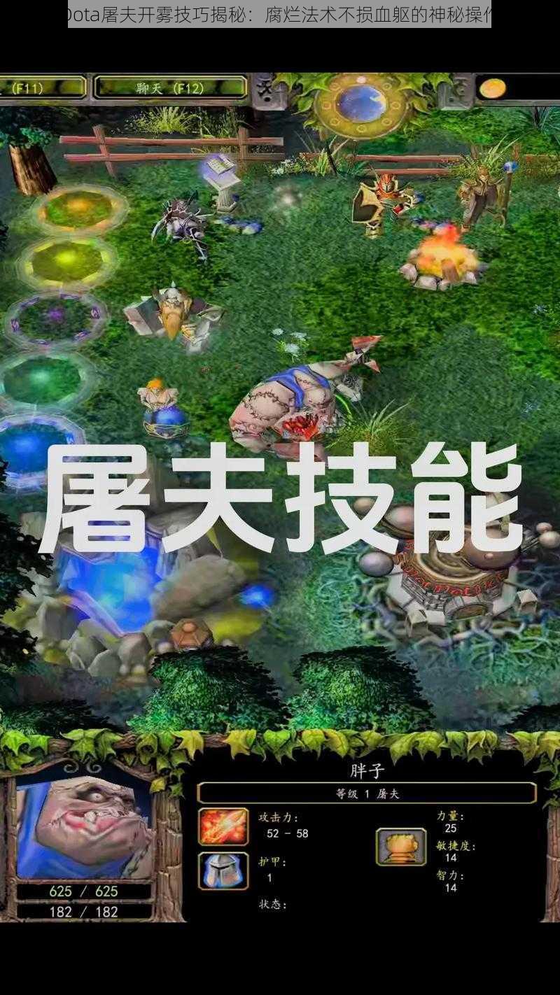 Dota屠夫开雾技巧揭秘：腐烂法术不损血躯的神秘操作