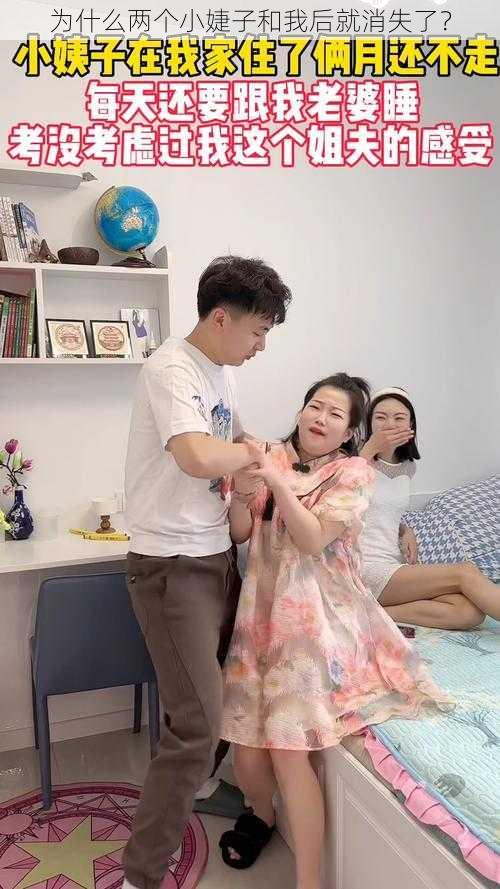 为什么两个小婕子和我后就消失了？