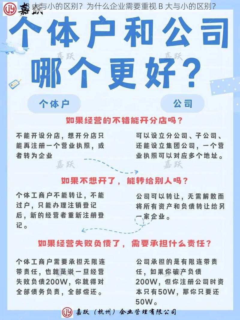 B 大与小的区别？为什么企业需要重视 B 大与小的区别？