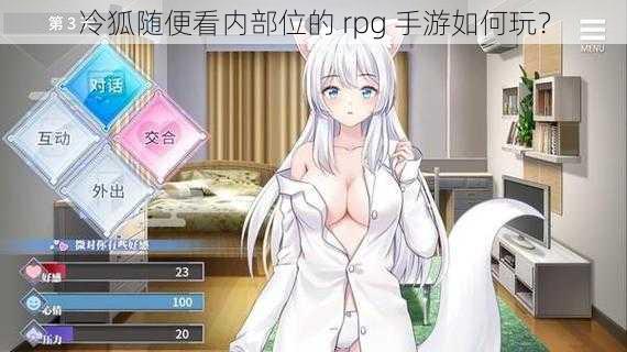 冷狐随便看内部位的 rpg 手游如何玩？