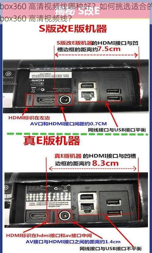 xbox360 高清视频线哪种好？如何挑选适合的 xbox360 高清视频线？