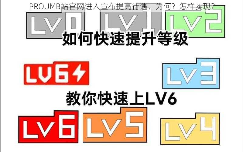 PROUMB站官网进入宣布提高待遇，为何？怎样实现？