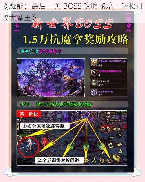 《魔能：最后一关 BOSS 攻略秘籍，轻松打败大魔王》