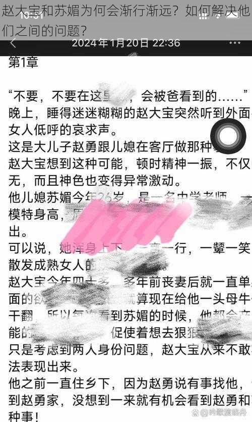 赵大宝和苏媚为何会渐行渐远？如何解决他们之间的问题？