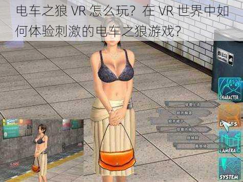 电车之狼 VR 怎么玩？在 VR 世界中如何体验刺激的电车之狼游戏？