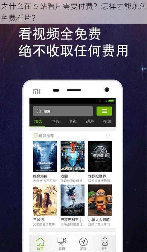 为什么在 b 站看片需要付费？怎样才能永久免费看片？