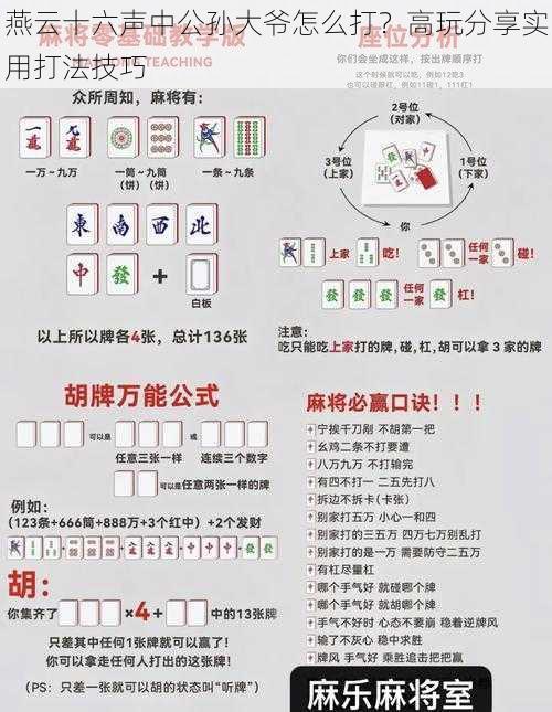 燕云十六声中公孙大爷怎么打？高玩分享实用打法技巧