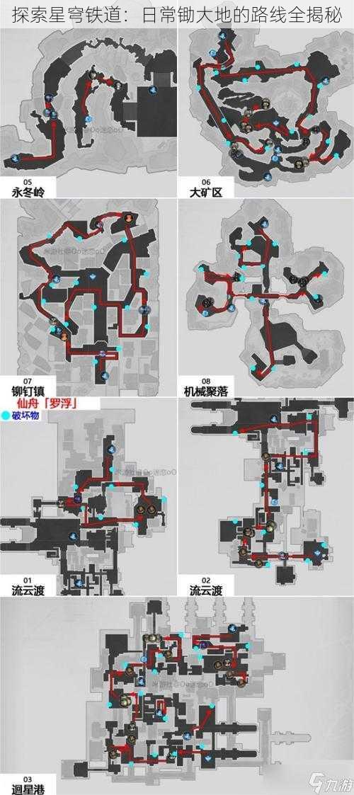 探索星穹铁道：日常锄大地的路线全揭秘