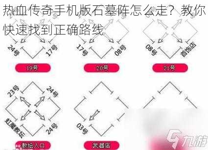 热血传奇手机版石墓阵怎么走？教你快速找到正确路线