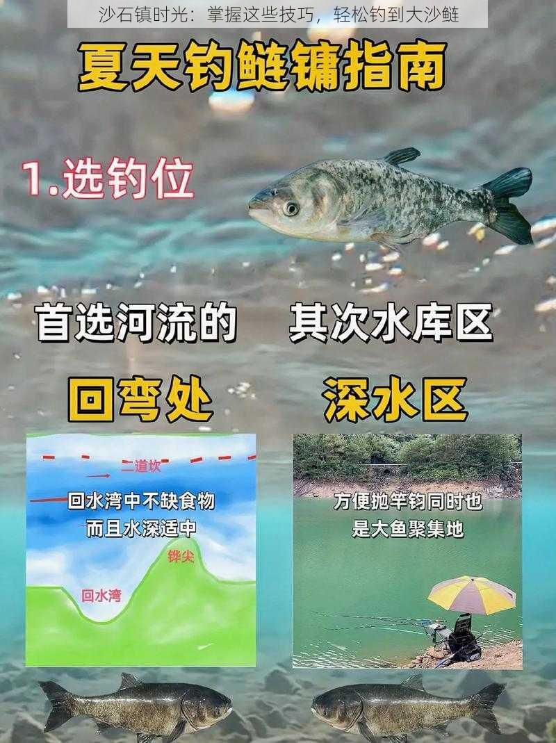 沙石镇时光：掌握这些技巧，轻松钓到大沙鲢